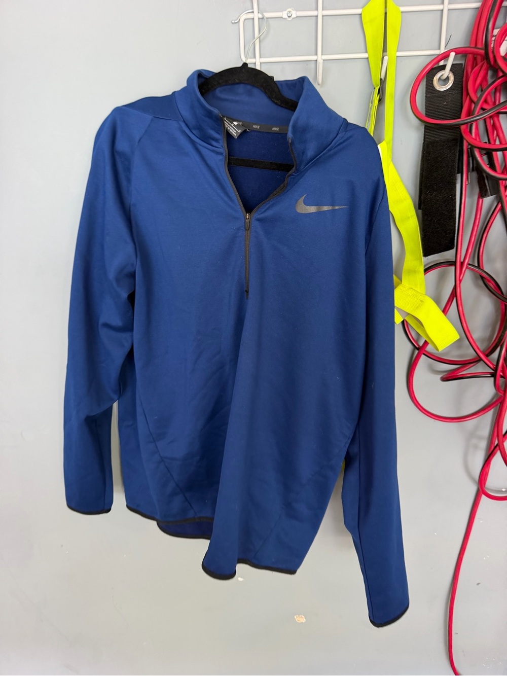 Nike Men’s Royal Blue Quarter-Zip Performance Jacket